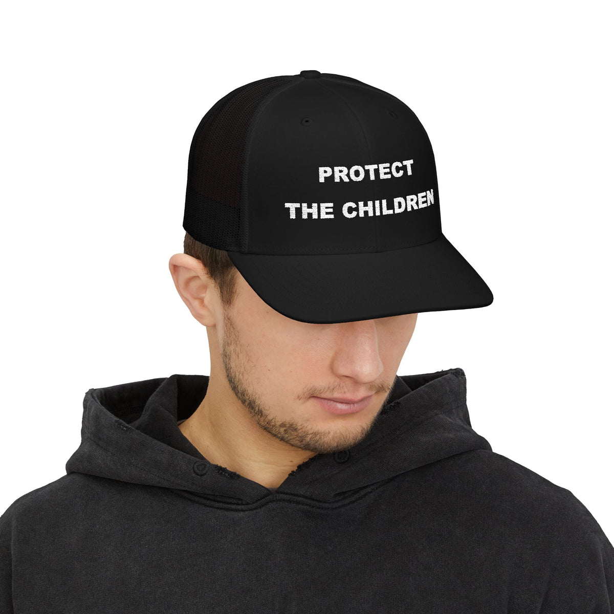 Protect the Children — Embroidered Trucker Cap