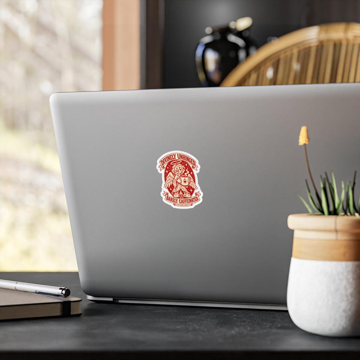 Divinely Unhinged — Vinyl Sticker
