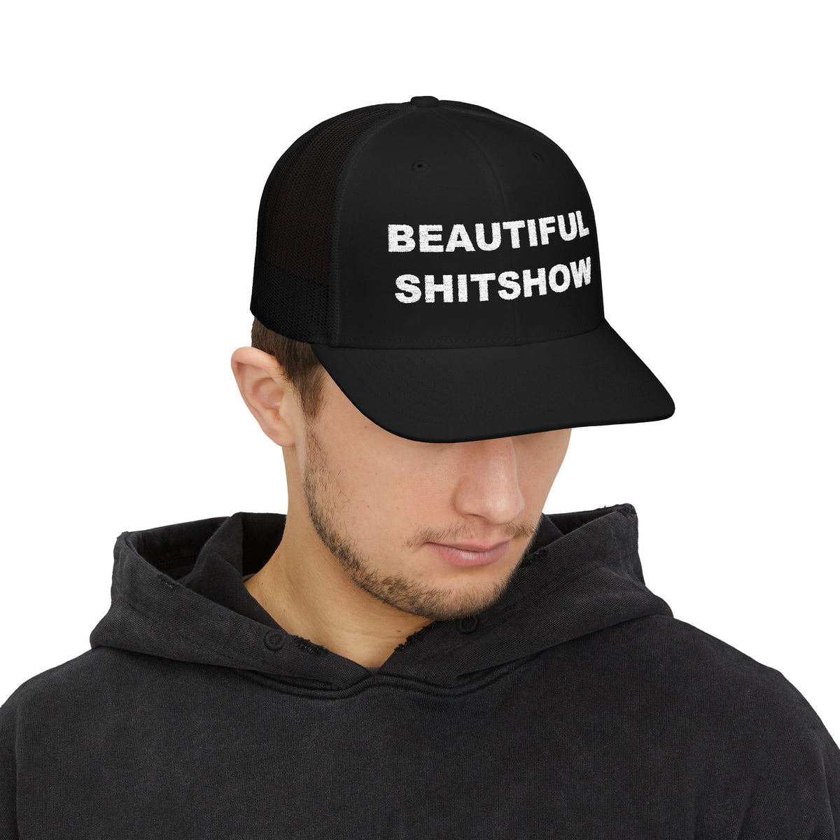 The Beautiful Shitshow — Embroidered Trucker Cap