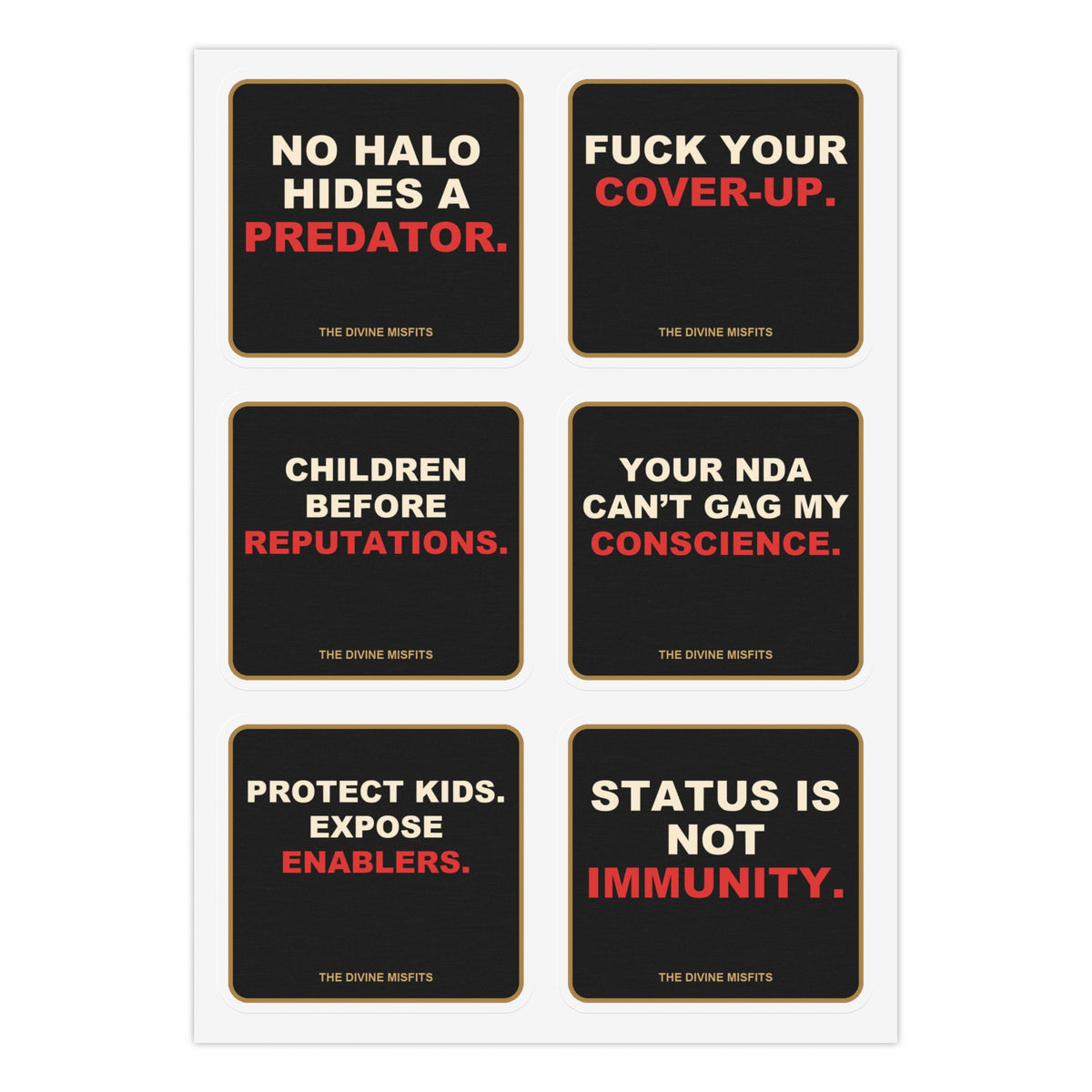 Protect the Children — 6-Sticker Pack