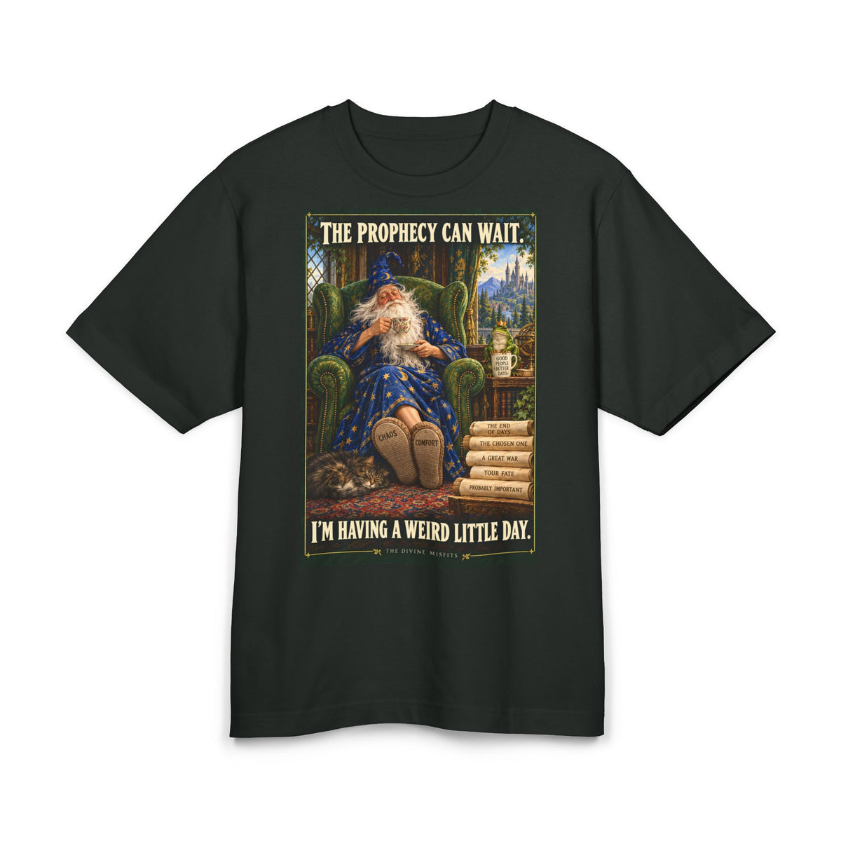 Diddlying and Daddling — The Prophecy Can Wait Heavy Tee