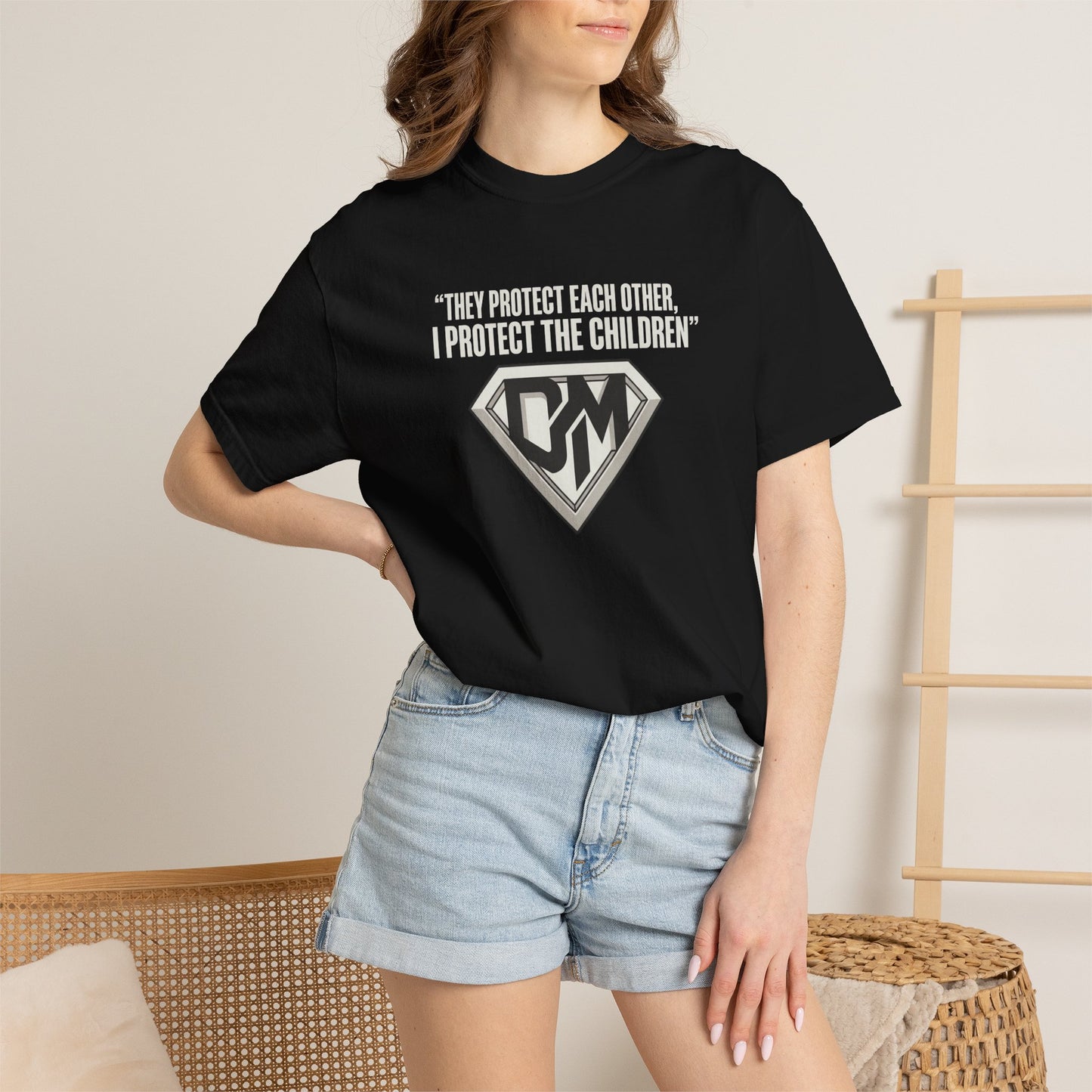 They Protect Each Other I Protect The Children T-shirt | Angel Fighting Demon Tee