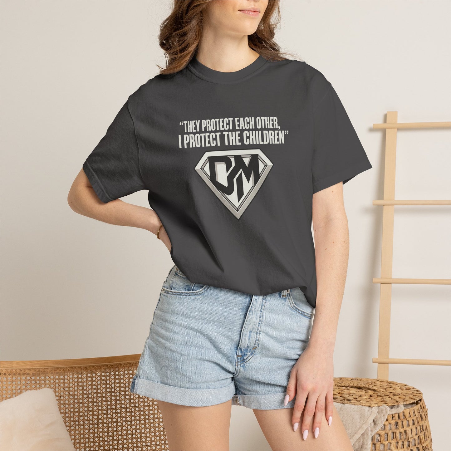 They Protect Each Other I Protect The Children T-shirt | Angel Fighting Demon Tee