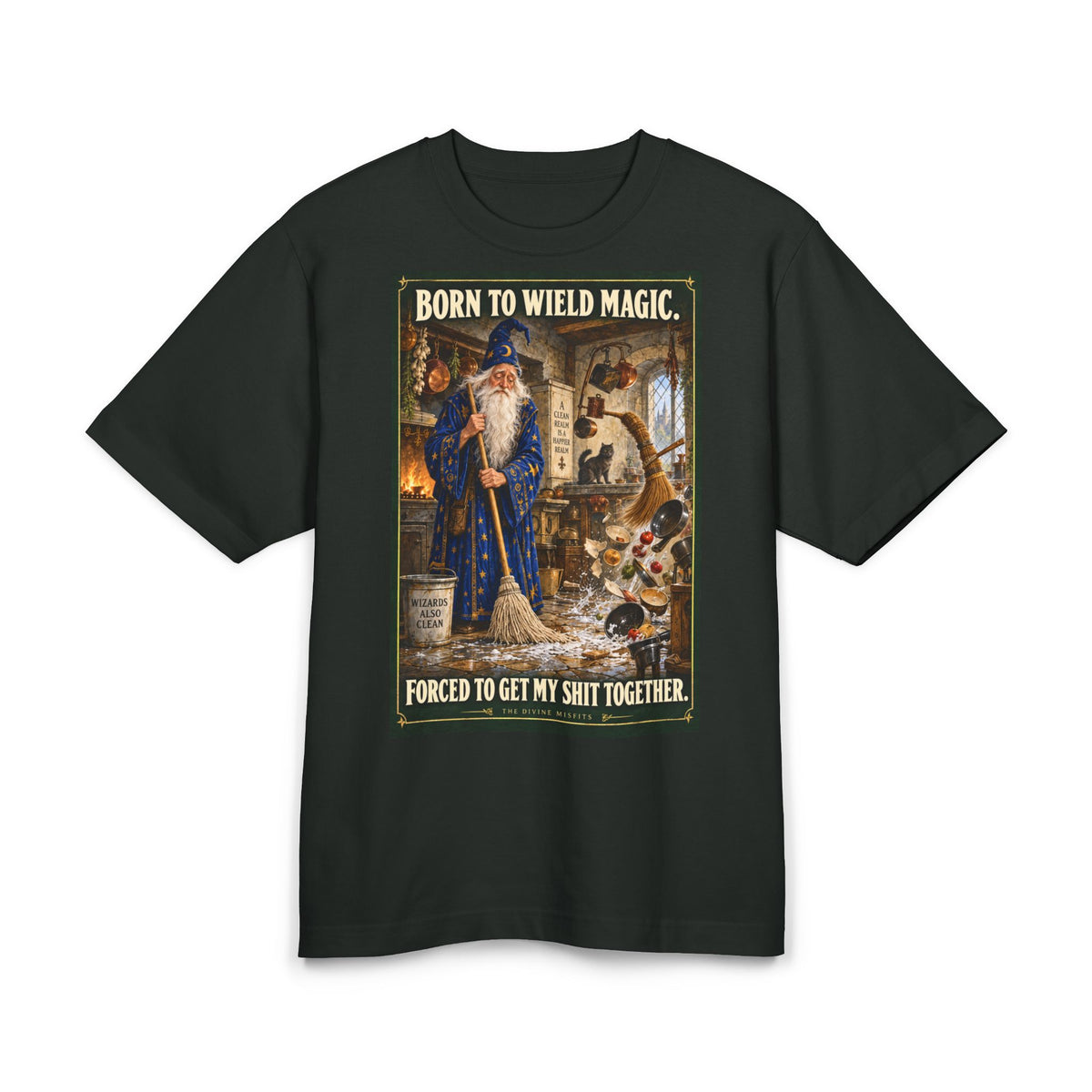 Diddlying and Daddling — Born to Wield Magic Heavy Tee